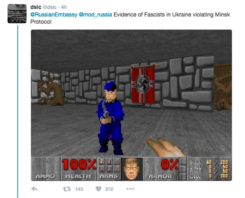 Illustration for article titled Russia Just Tweeted a Video Game Screenshot to Show Chemical Weapons Trucks